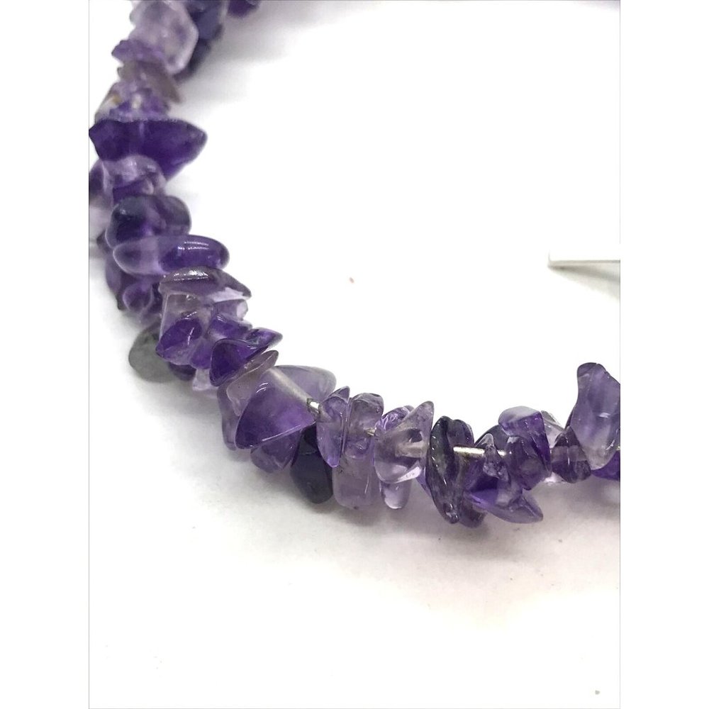 Love This Life Faith Cross Charm semi precious Stone Wrap Bangle Bracelet purple - Picture 3 of 8